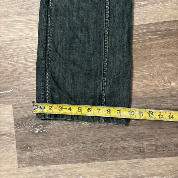 Antik Denim Jeans 38x33 Mens Blue Jeans Y2K Thrash USA Cotton Style MKK2995 - Picture 12 of 16